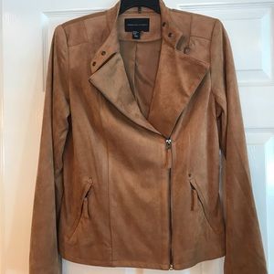 Faux suede jacket